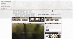 Desktop Screenshot of dirtyworkservices.com